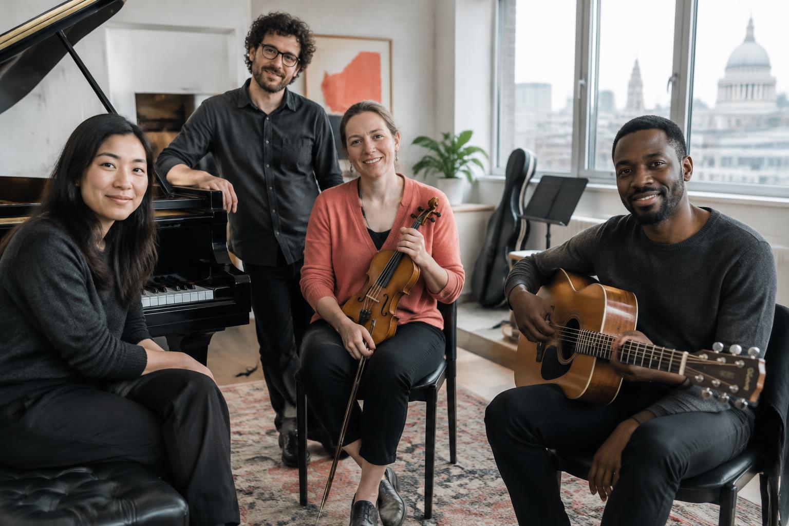 Professional music tutors from The Music Academy network